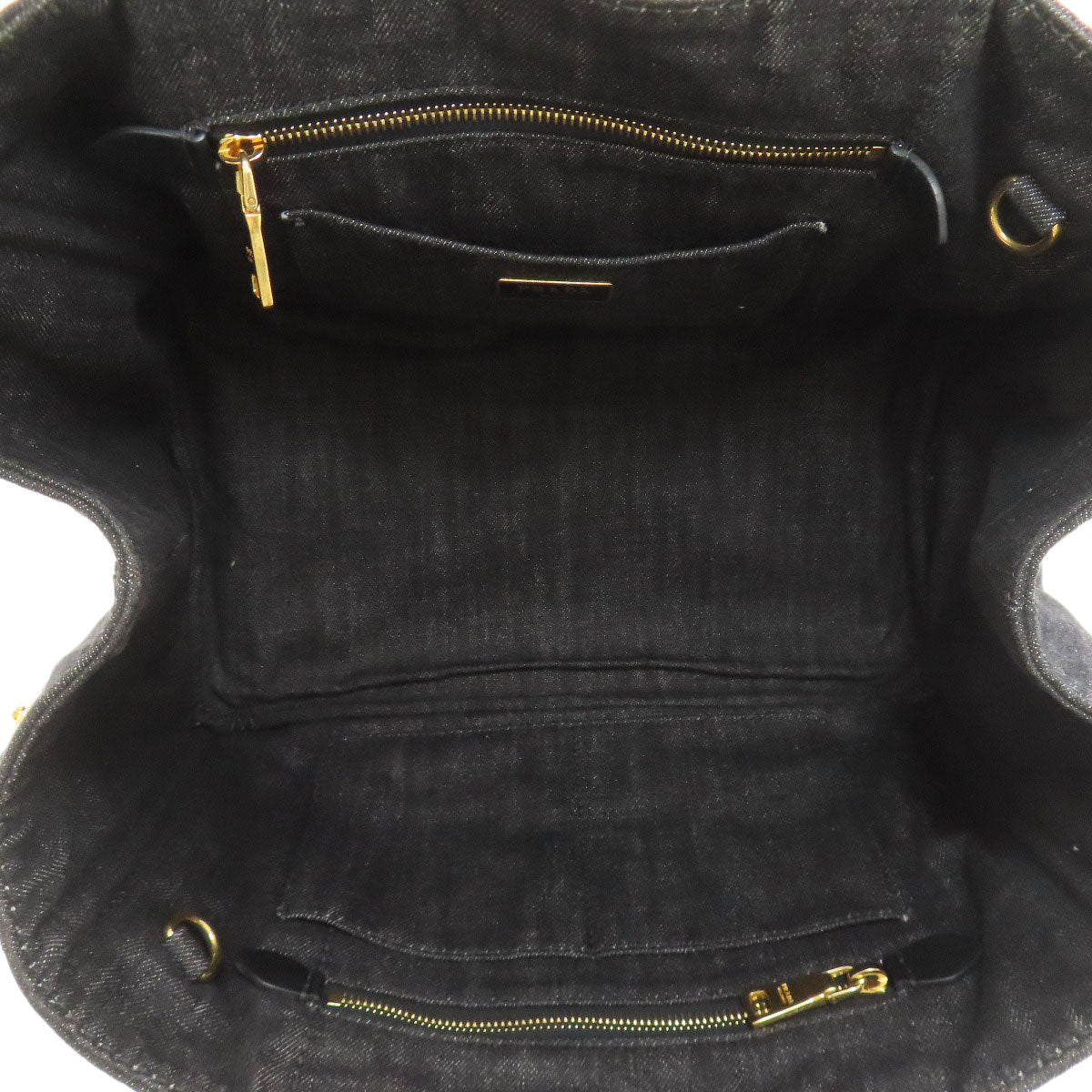 PRADA Canapa 2WAY Handbag Denim Ladies [Used]