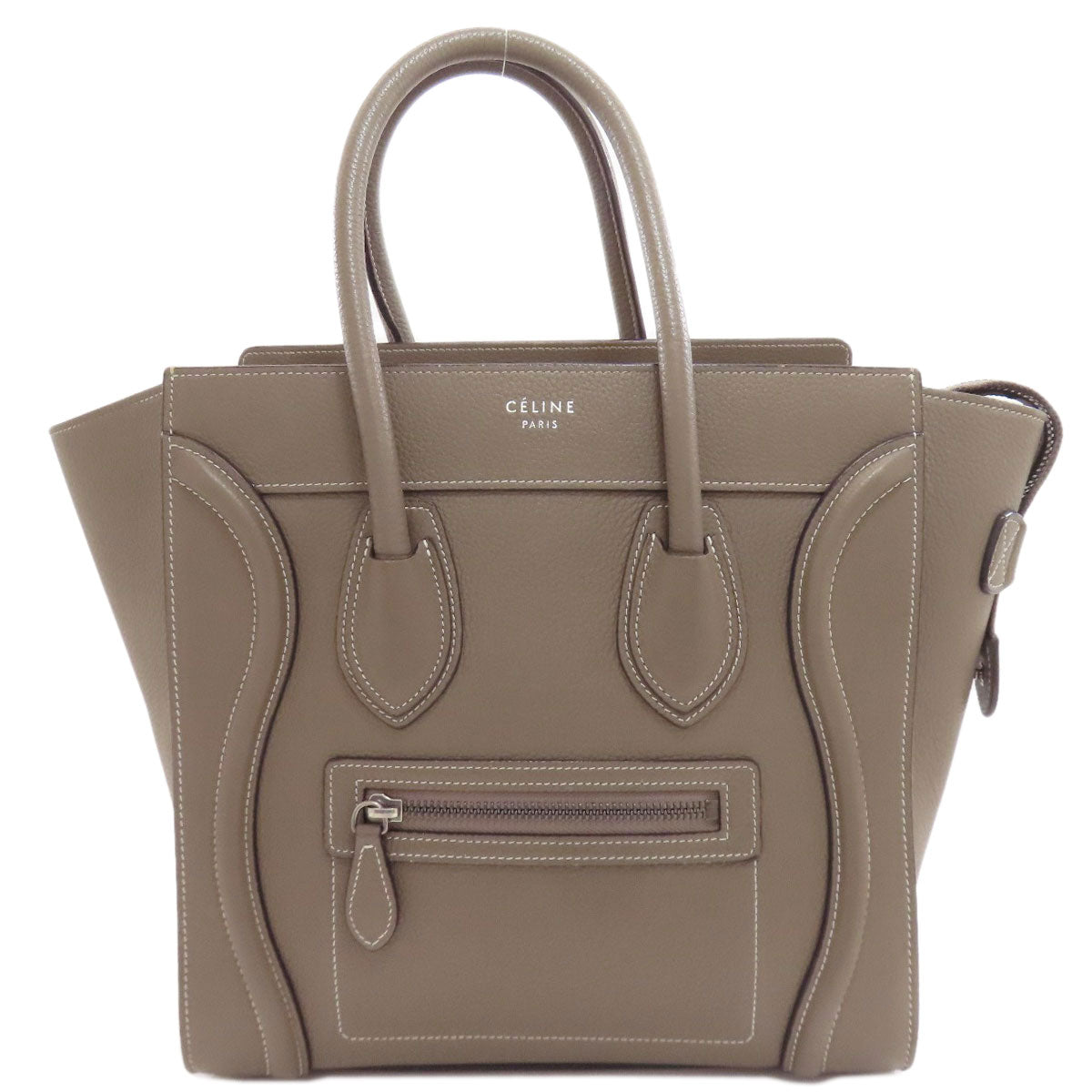 CELINE Luggage micro Handbag Calf Ladies [Used]