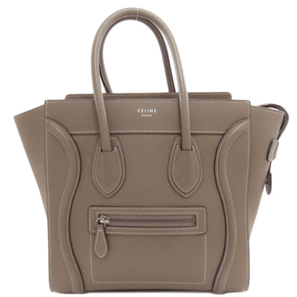 CELINE Luggage micro Handbag Calf Ladies [Used]