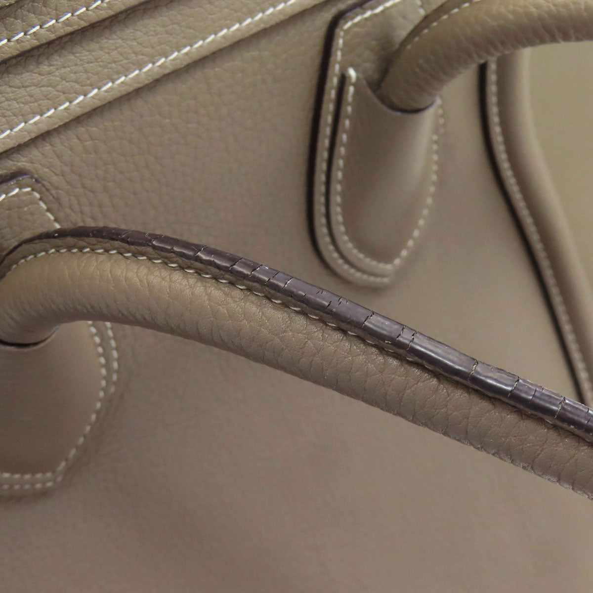 CELINE Luggage micro Handbag Calf Ladies [Used]