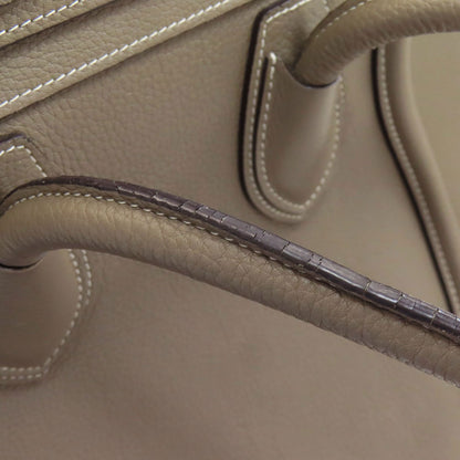CELINE Luggage micro Handbag Calf Ladies [Used]