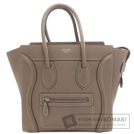 CELINE Luggage micro Handbag Calf Ladies [Used]