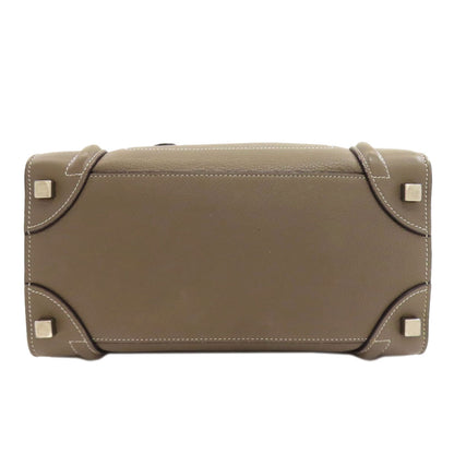 CELINE Luggage micro Handbag Calf Ladies [Used]