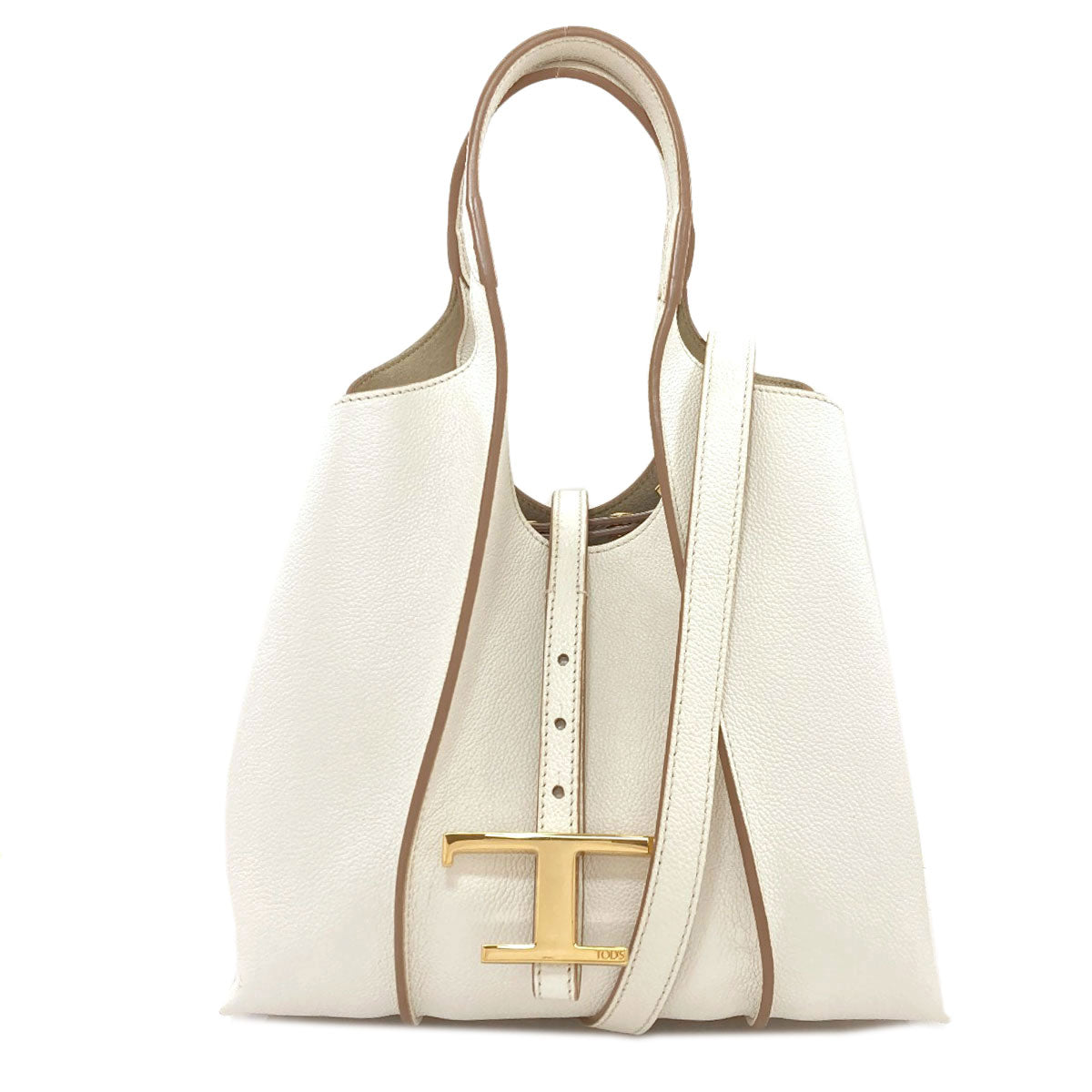 TODS T-Timeless Shopping 2-Way Bag Handbag Calf Ladies [Used]