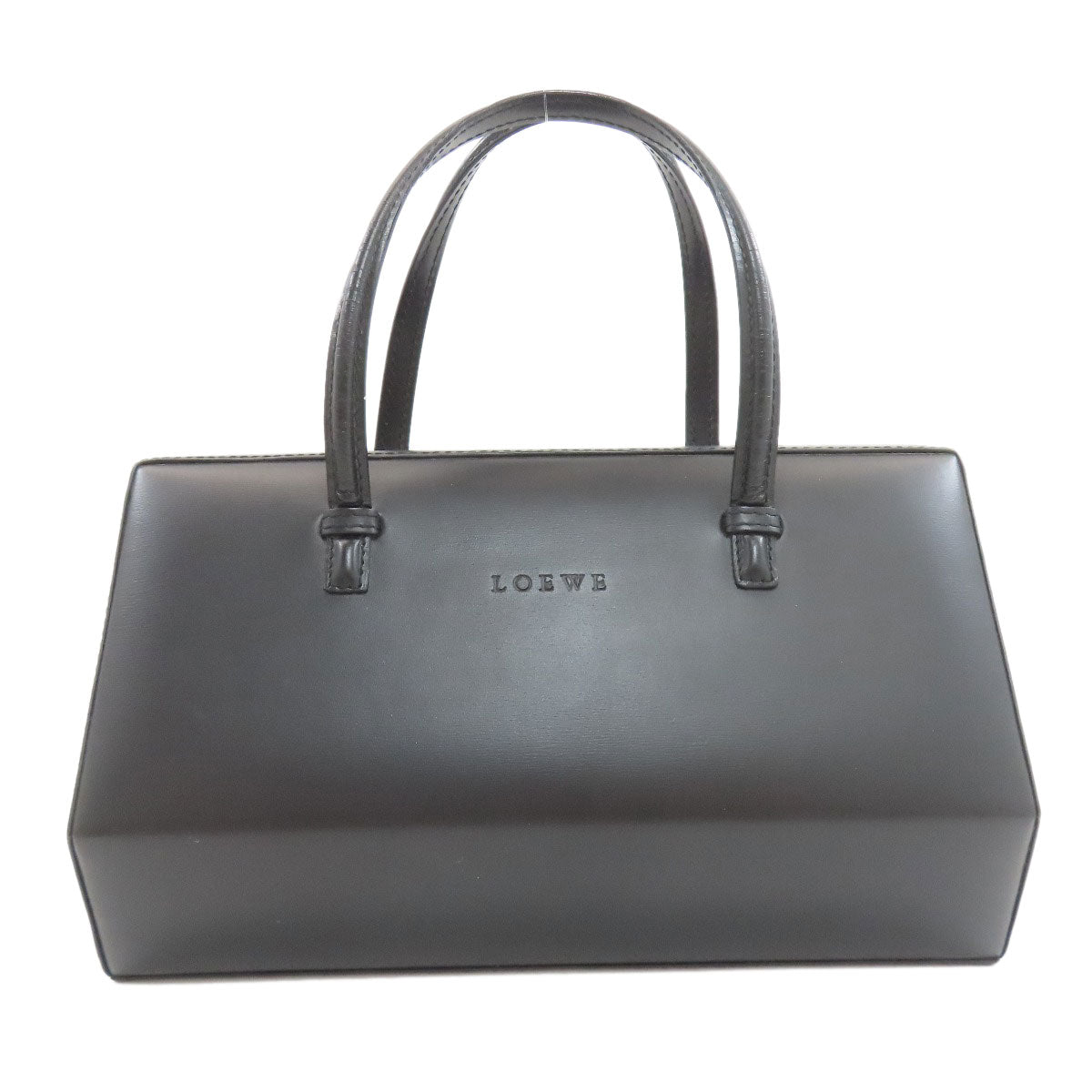 LOEWE logo Handbag Leather Ladies [Used]