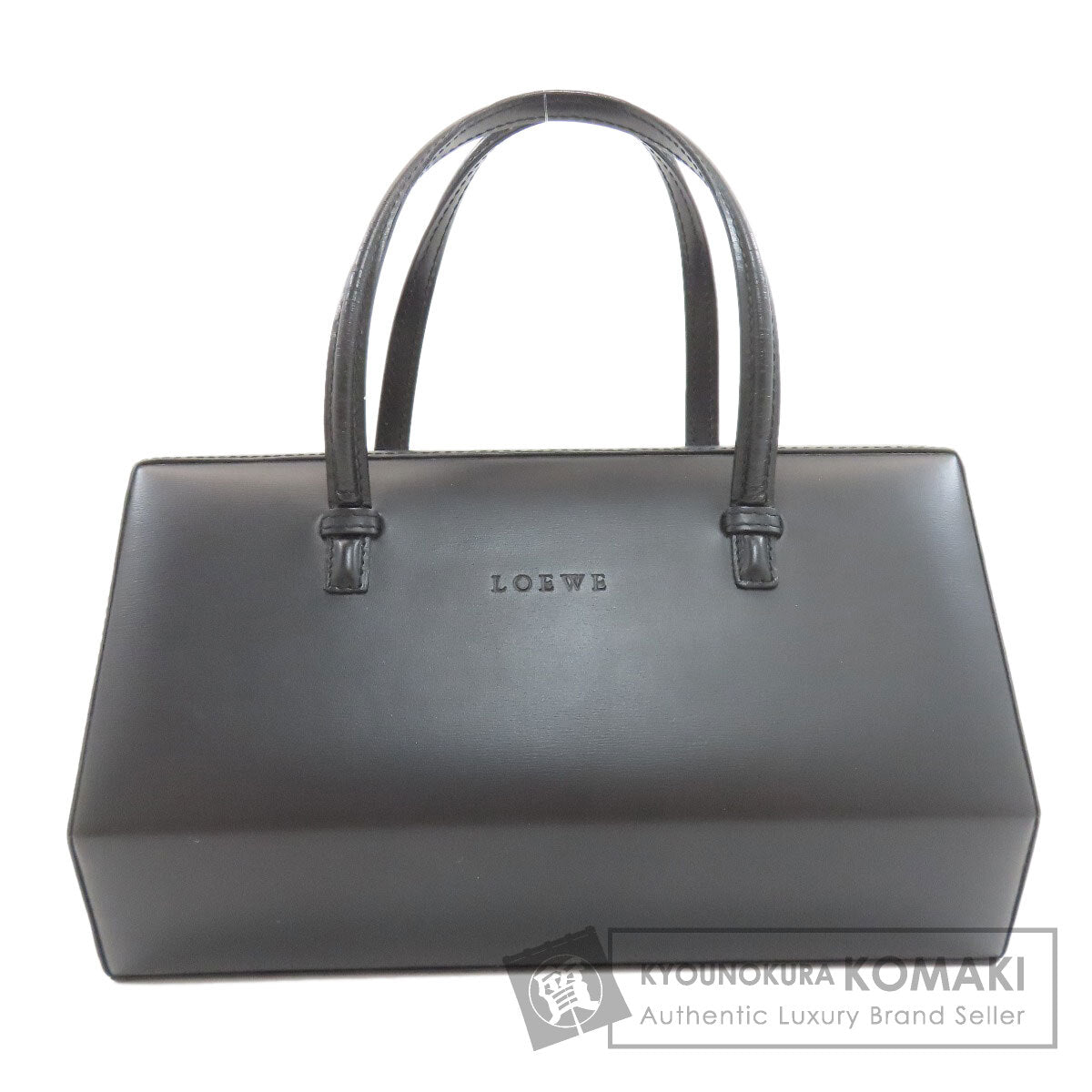 LOEWE logo Handbag Leather Ladies [Used]