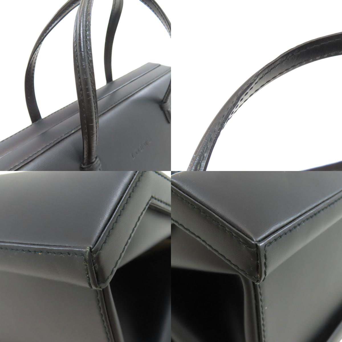 LOEWE logo Handbag Leather Ladies [Used]