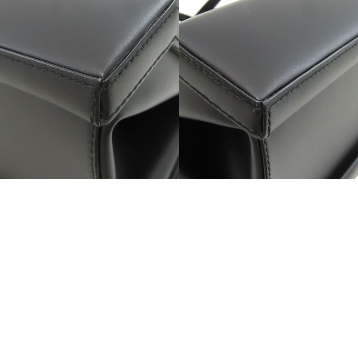 LOEWE logo Handbag Leather Ladies [Used]