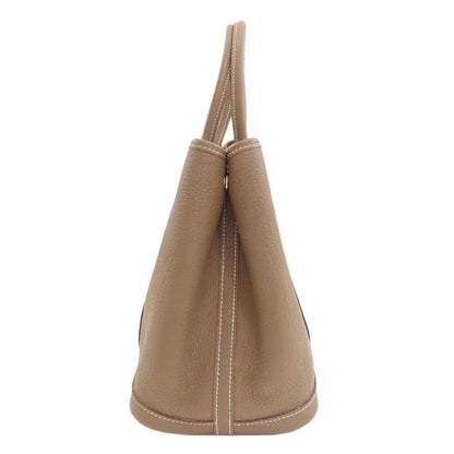 HERMES Garden Party TPM Etoupe SilverHardware Handbag Negonda Ladies [Used]