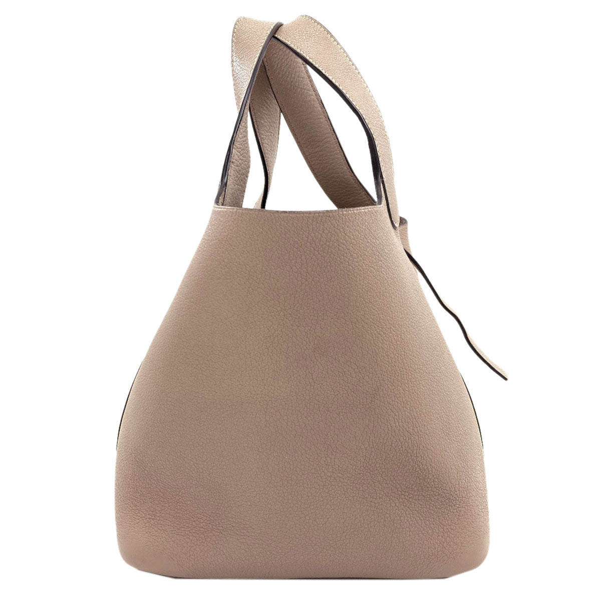 HERMES PicotinPM Turtledove Grey SilverHardware Handbag Chevre Ladies [Used]