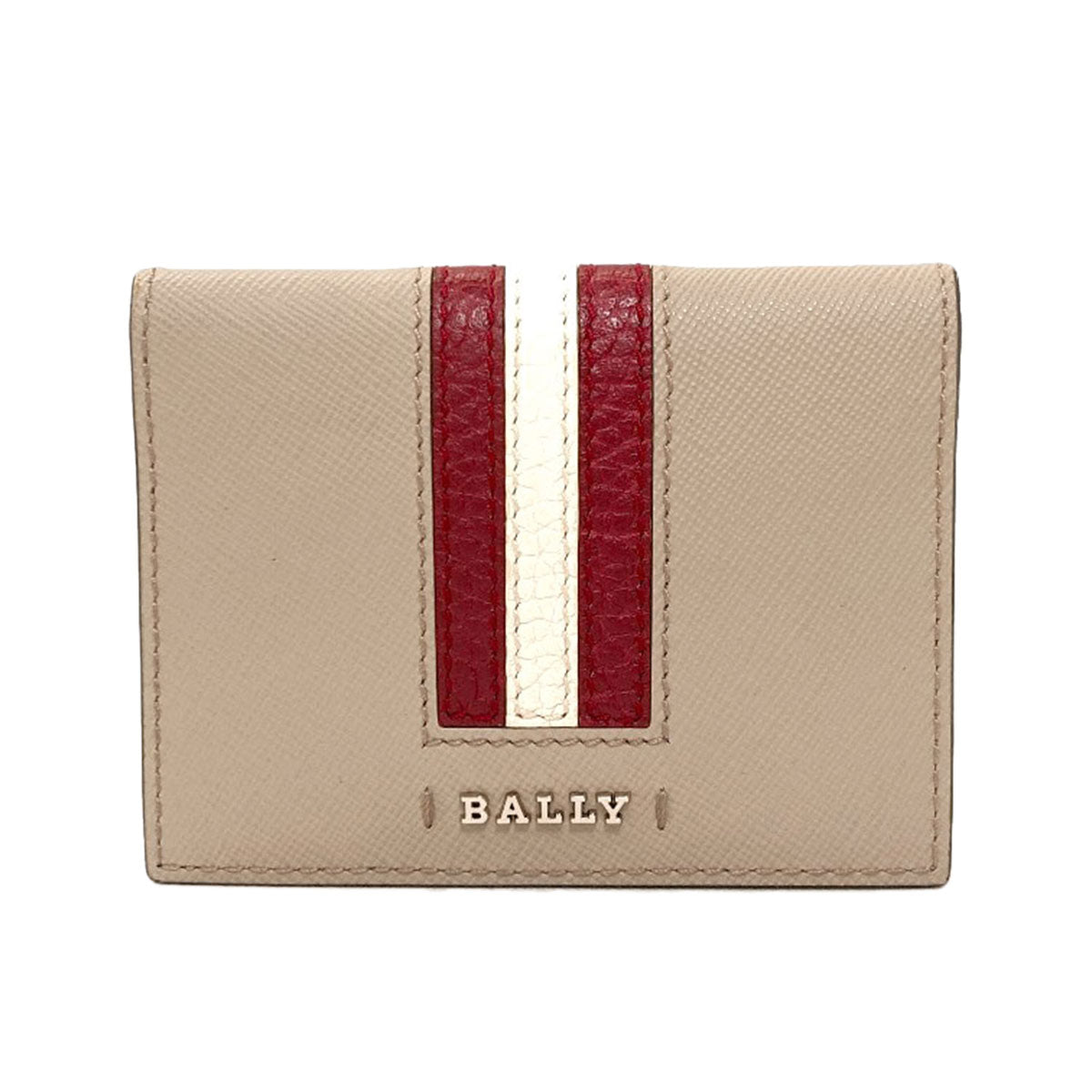 BALLY Barry Stripe Card Case PVC Ladies [Used]