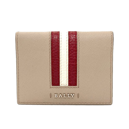 BALLY Barry Stripe Card Case PVC Ladies [Used]