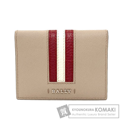 BALLY Barry Stripe Card Case PVC Ladies [Used]