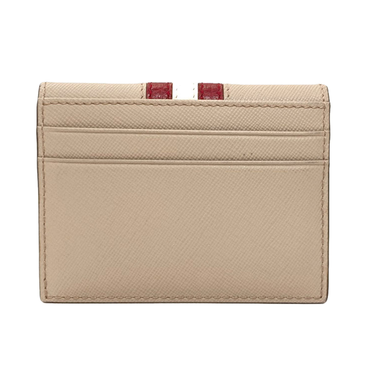 BALLY Barry Stripe Card Case PVC Ladies [Used]