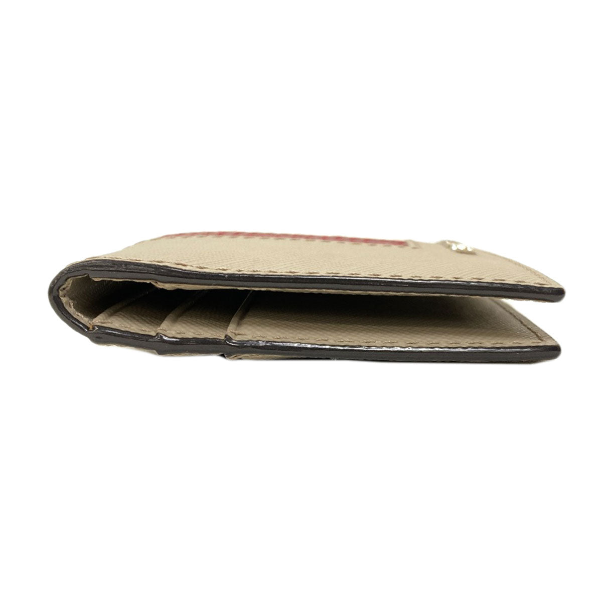 BALLY Barry Stripe Card Case PVC Ladies [Used]