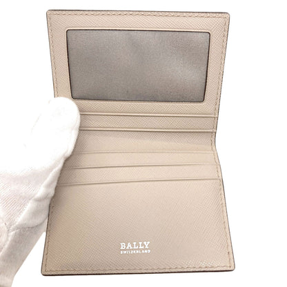 BALLY Barry Stripe Card Case PVC Ladies [Used]