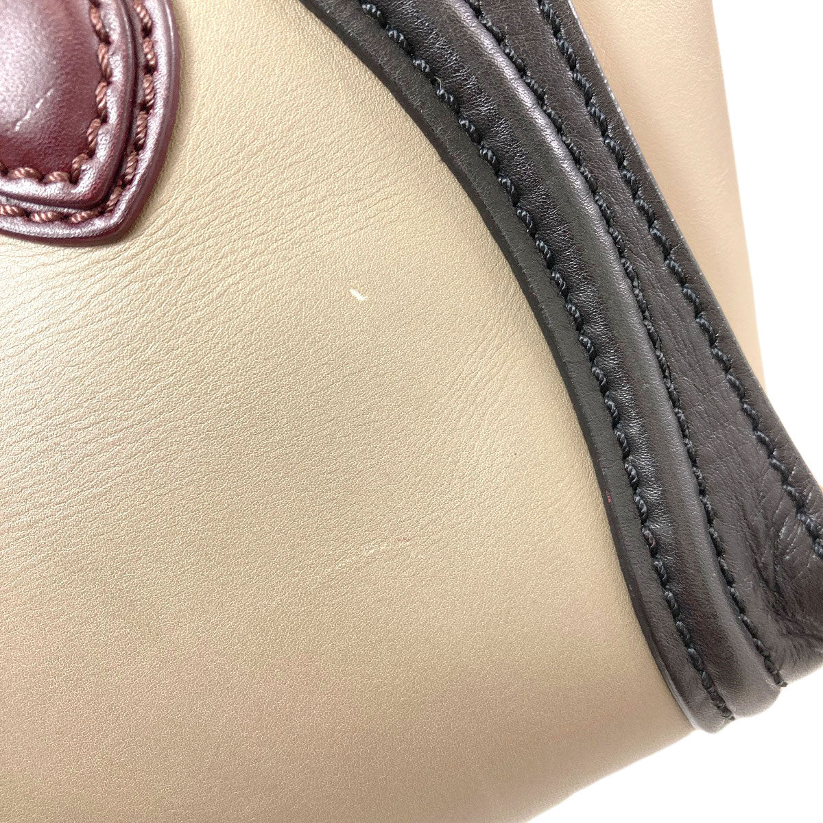 CELINE Luggage Nano 2WAY Handbag Calf Ladies [Used]