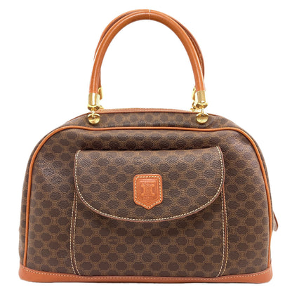 CELINE Macadam pattern Handbag PVC LeatherLadies [Used]