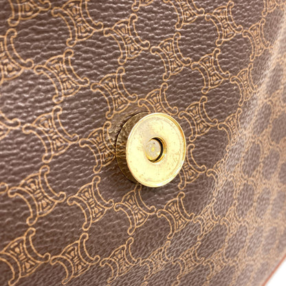 CELINE Macadam pattern Handbag PVC LeatherLadies [Used]