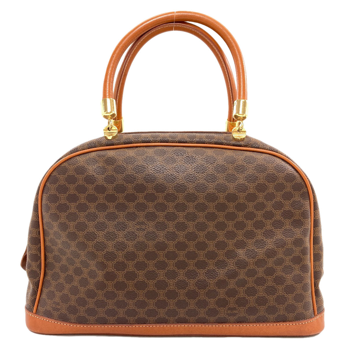 CELINE Macadam pattern Handbag PVC LeatherLadies [Used]