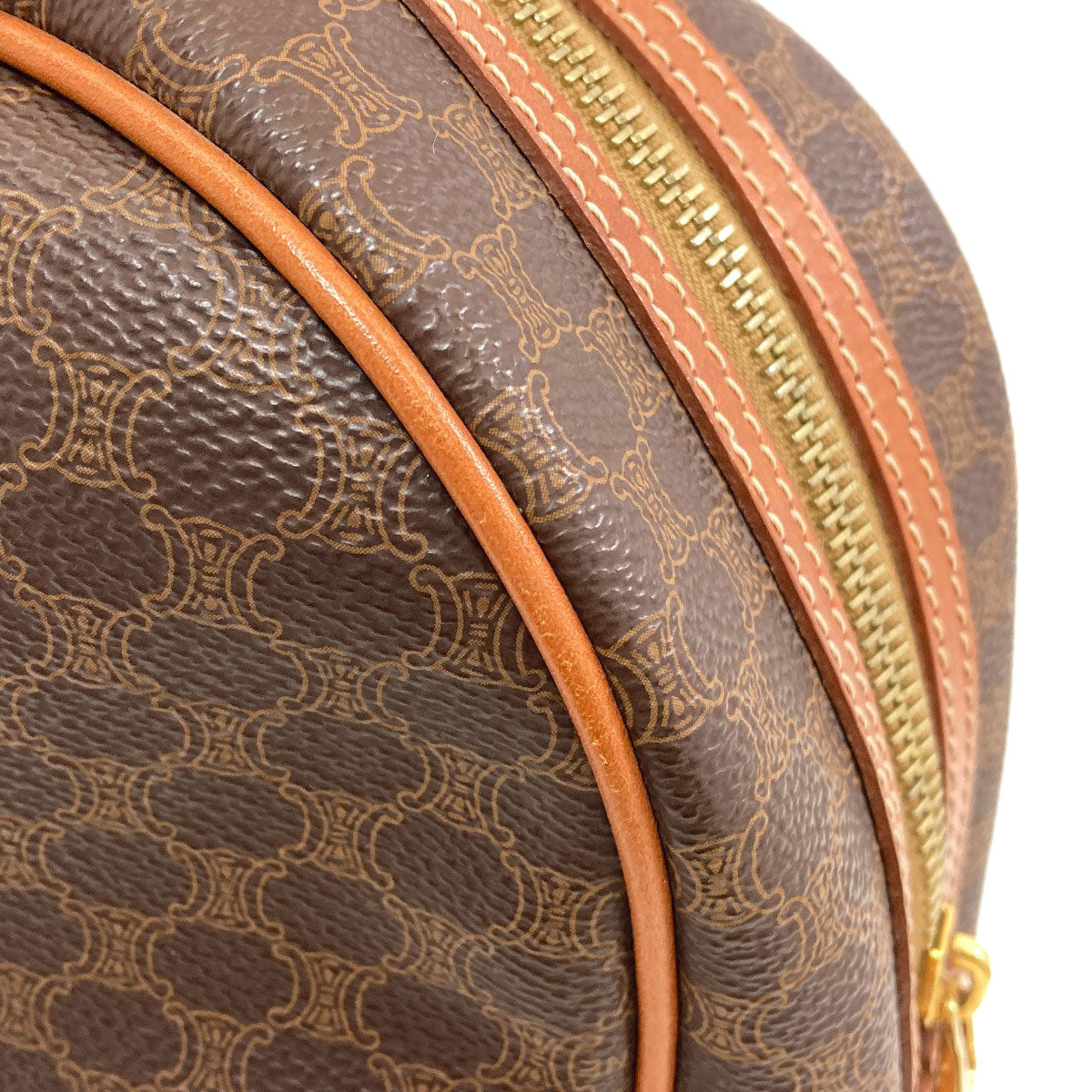 CELINE Macadam pattern Handbag PVC LeatherLadies [Used]