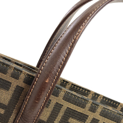 FENDI Zucca pattern 2WAY Handbag Canvas LeatherLadies [Used]