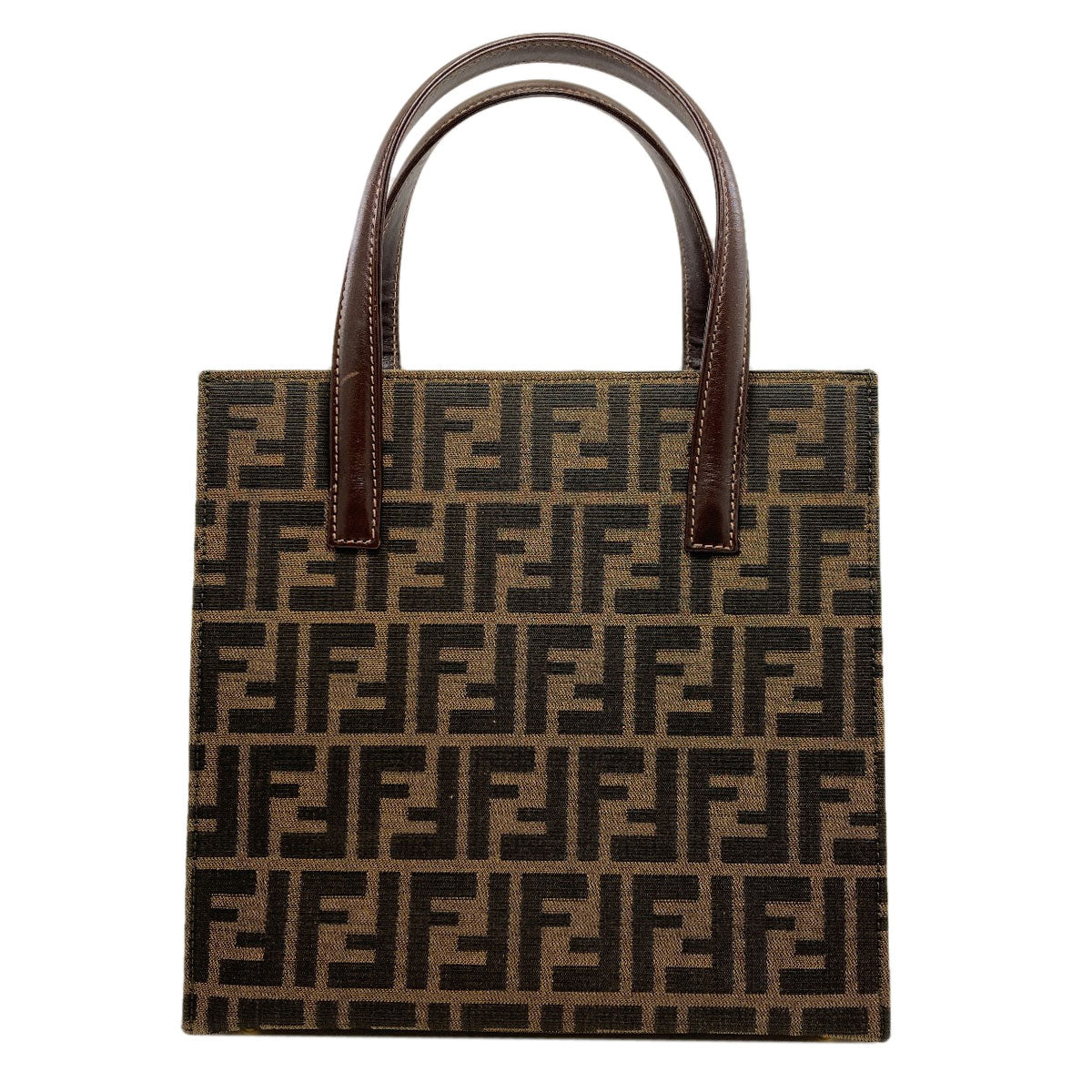 FENDI Zucca pattern 2WAY Handbag Canvas LeatherLadies [Used]