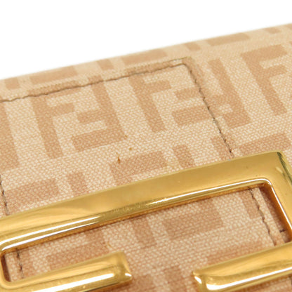 FENDI Zucchinopattern Long wallet (with coin pocket) PVC Ladies [Used]