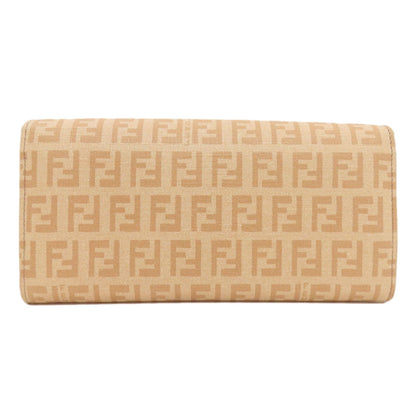 FENDI Zucchinopattern Long wallet (with coin pocket) PVC Ladies [Used]