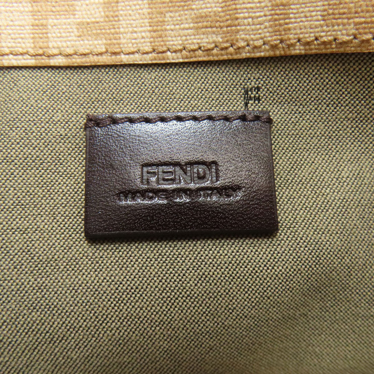 FENDI Zucchinopattern Long wallet (with coin pocket) PVC Ladies [Used]