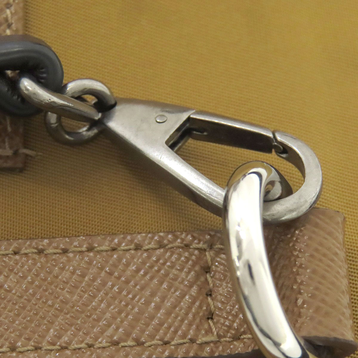 PRADA Logo Hardware Smartphone case Nylon Ladies [Used]