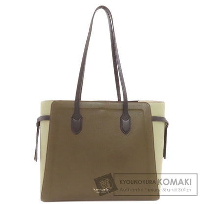kate spade logo Tote Bag Leather Ladies [Used]