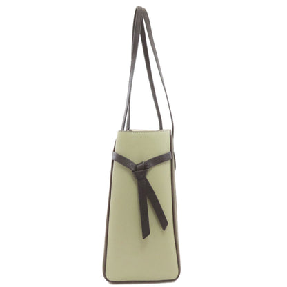 kate spade logo Tote Bag Leather Ladies [Used]