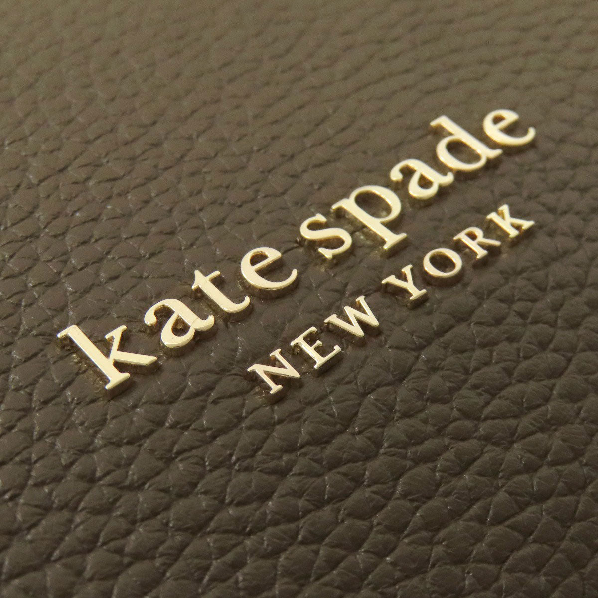 kate spade logo Tote Bag Leather Ladies [Used]