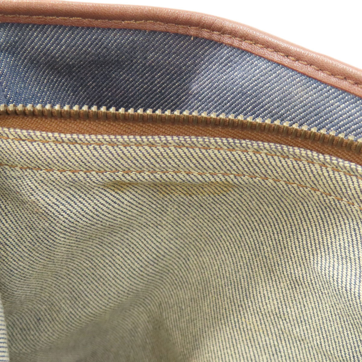 CELINE Boogie bag Handbag Denim LeatherLadies [Used]