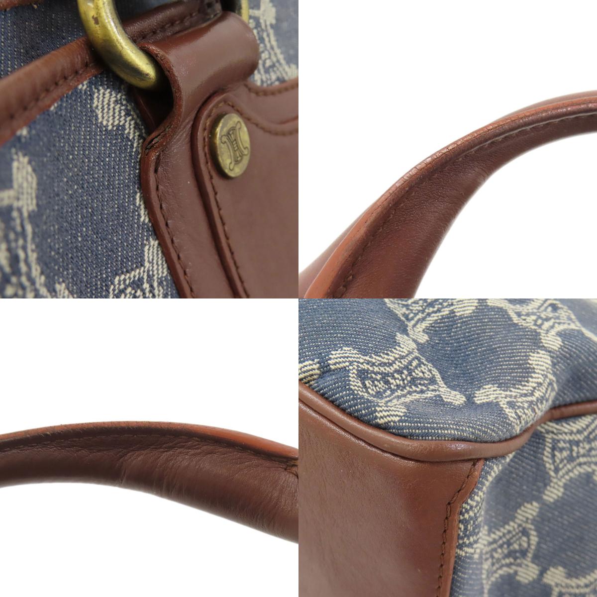 CELINE Boogie bag Handbag Denim LeatherLadies [Used]