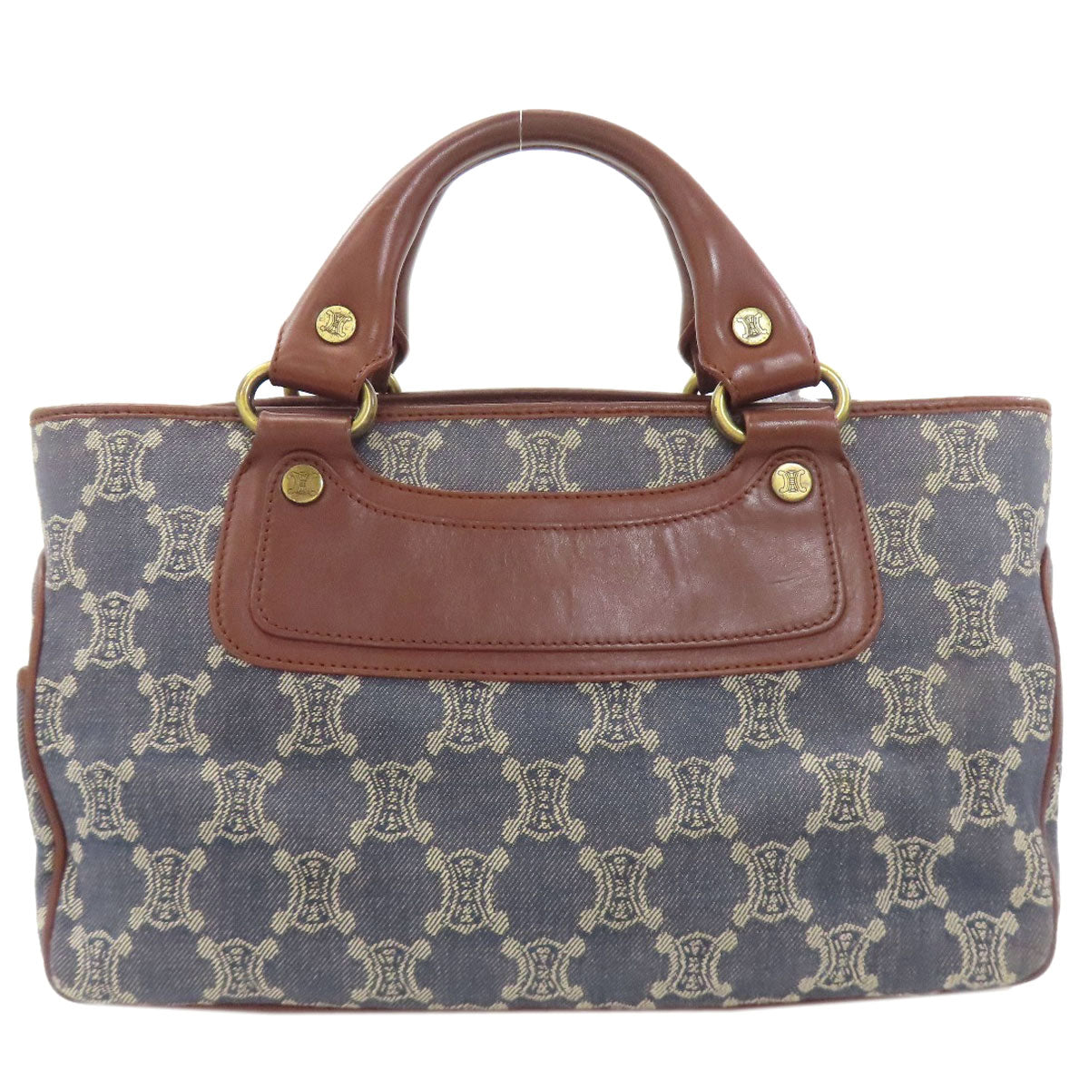 CELINE Boogie bag Handbag Denim LeatherLadies [Used]