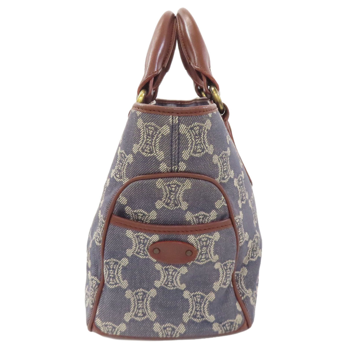 CELINE Boogie bag Handbag Denim LeatherLadies [Used]