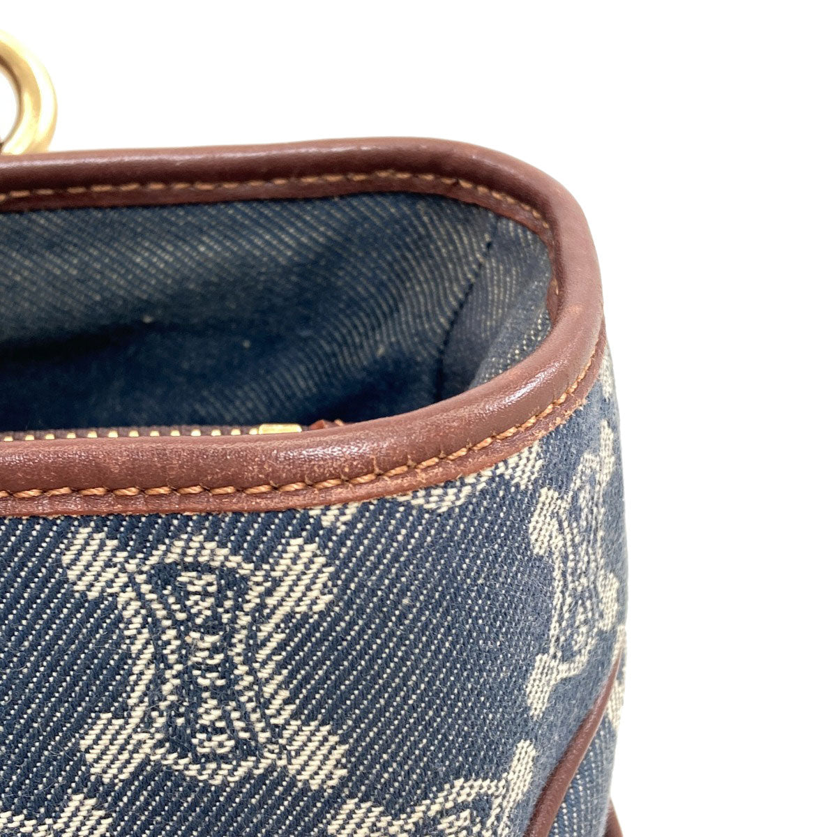 CELINE Boogie bag Handbag Denim LeatherLadies [Used]