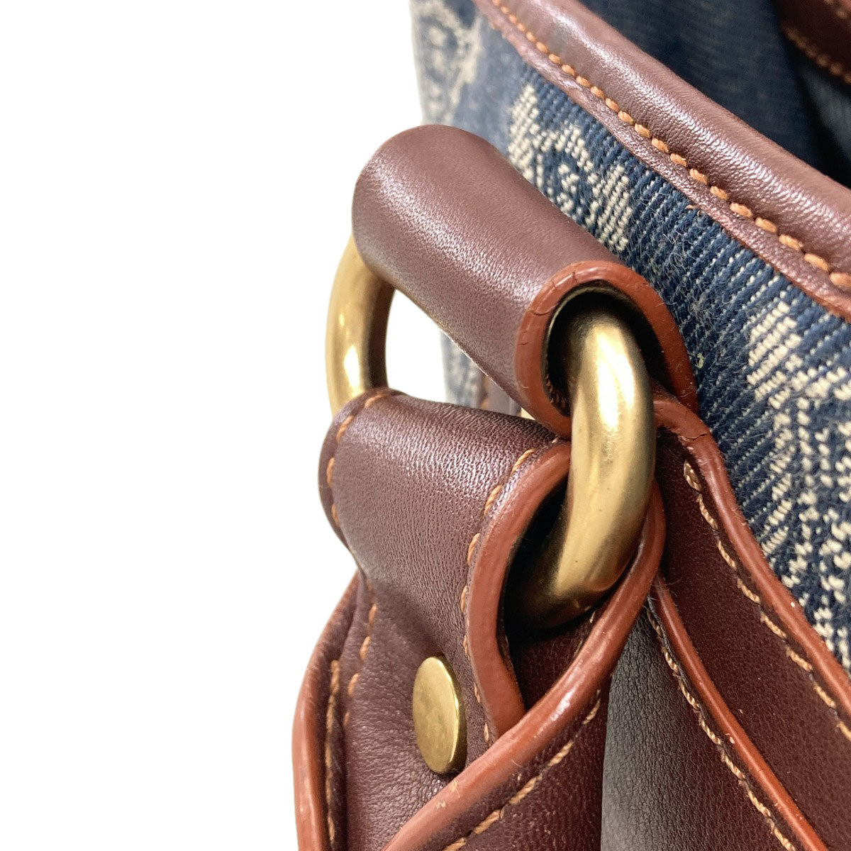 CELINE Boogie bag Handbag Denim LeatherLadies [Used]