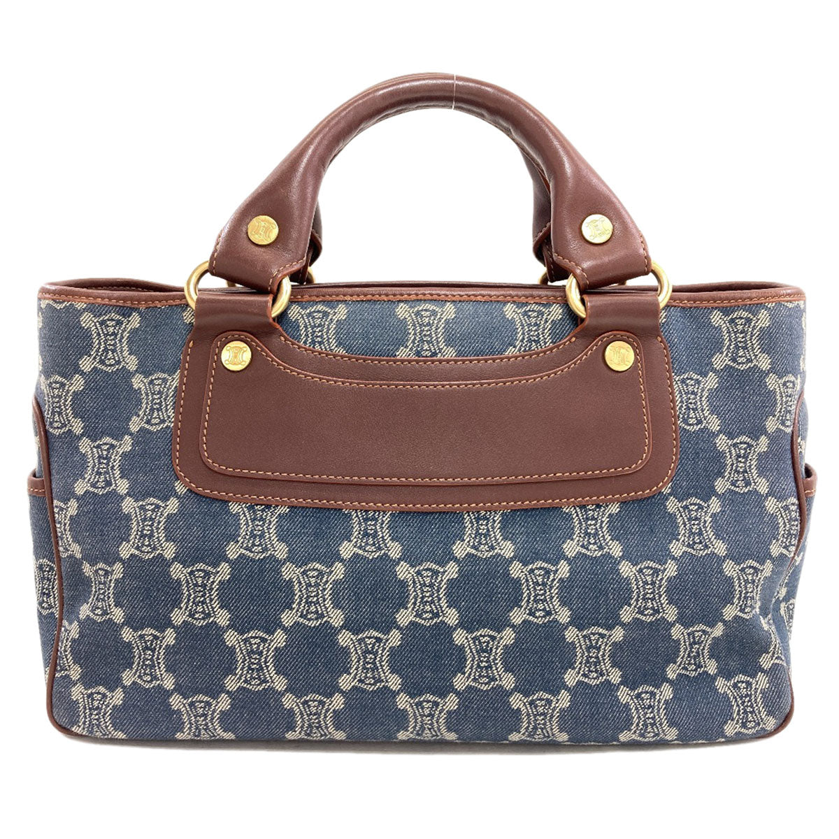 CELINE Boogie bag Handbag Denim LeatherLadies [Used]