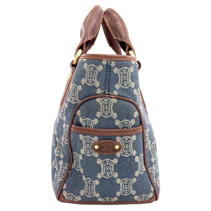 CELINE Boogie bag Handbag Denim LeatherLadies [Used]