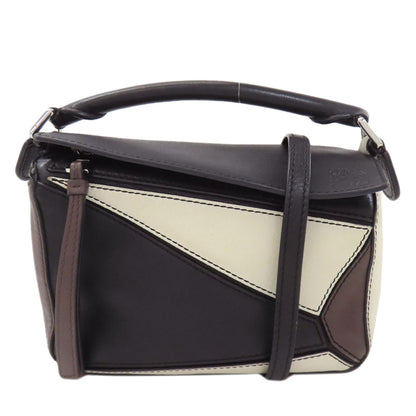 LOEWE Puzzle bag mini 2WAY Handbag Calf Ladies [Used]