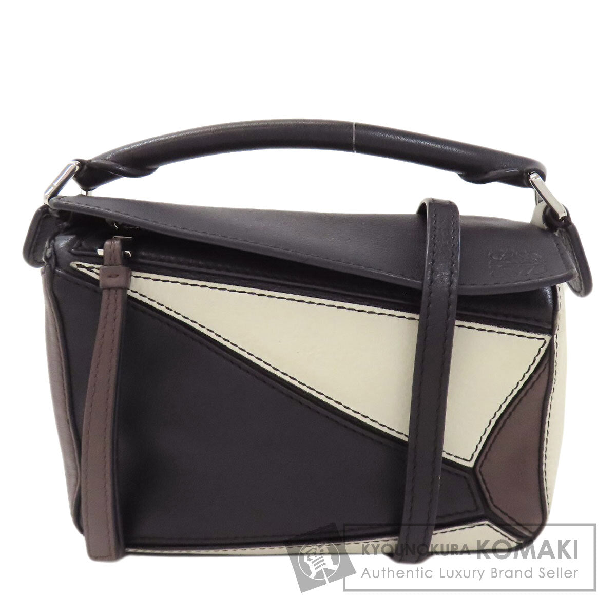 LOEWE Puzzle bag mini 2WAY Handbag Calf Ladies [Used]