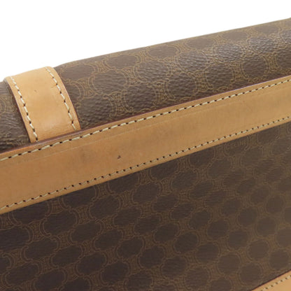 CELINE Mini Boston bag, Macadam pattern Handbag PVC LeatherLadies [Used]