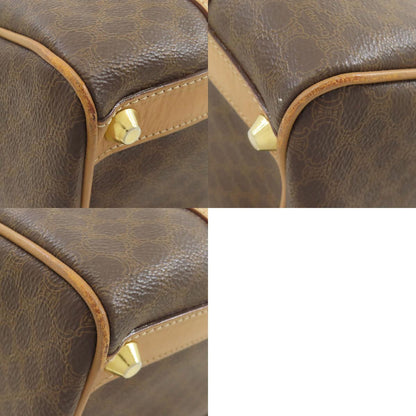 CELINE Mini Boston bag, Macadam pattern Handbag PVC LeatherLadies [Used]