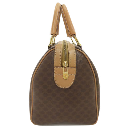 CELINE Mini Boston bag, Macadam pattern Handbag PVC LeatherLadies [Used]