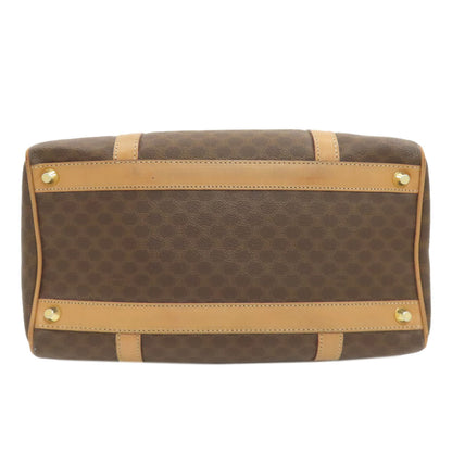 CELINE Mini Boston bag, Macadam pattern Handbag PVC LeatherLadies [Used]