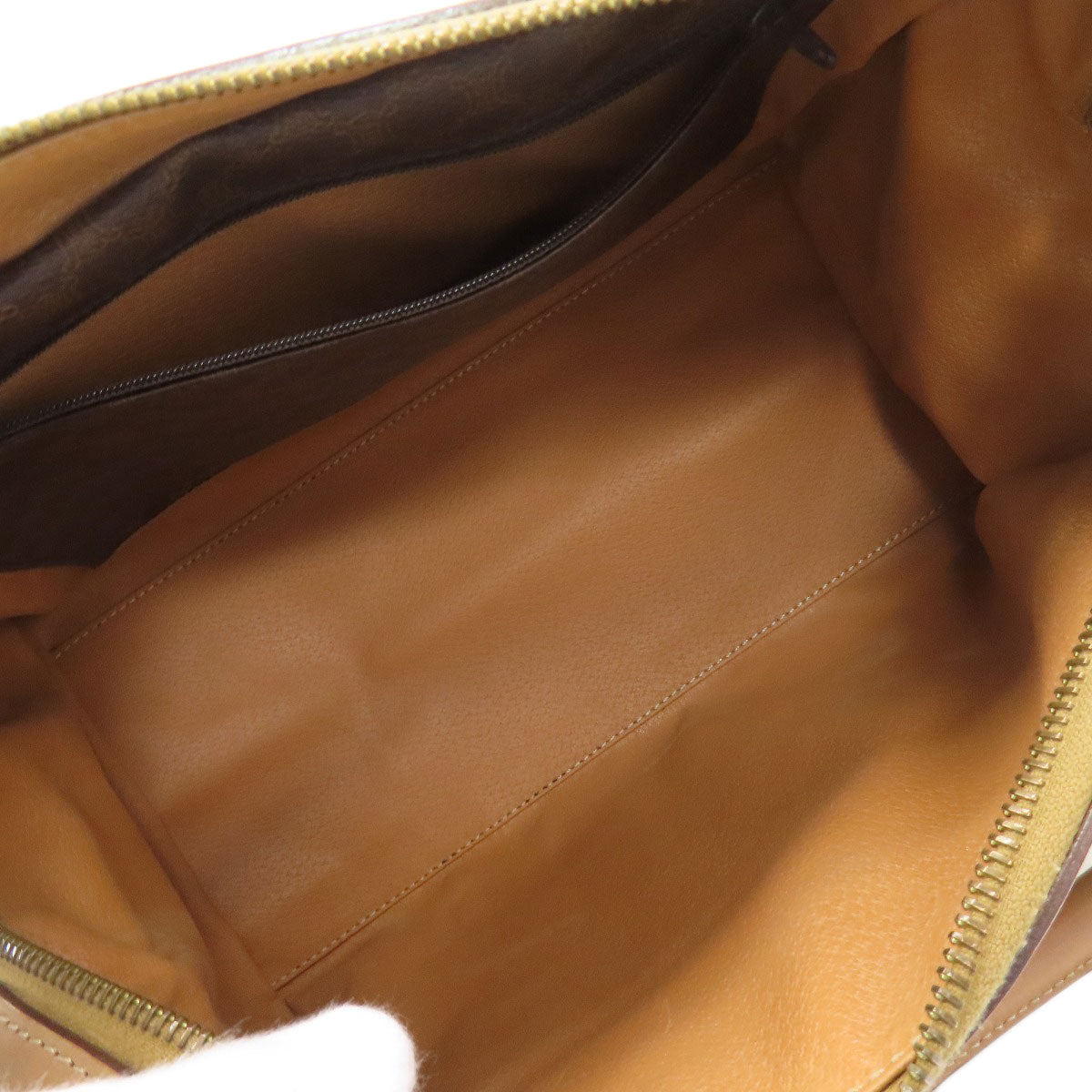 CELINE Mini Boston bag, Macadam pattern Handbag PVC LeatherLadies [Used]