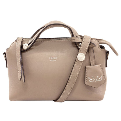 FENDI BY THE WAY Mini Monster 2WAY Handbag Calf Ladies [Used]